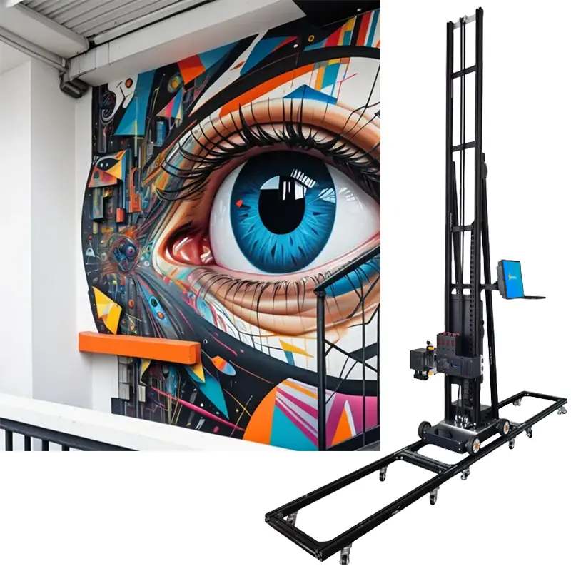 HJ-725 Advertising Decoration 3D Printer Multi-Nozzle Wall Printer