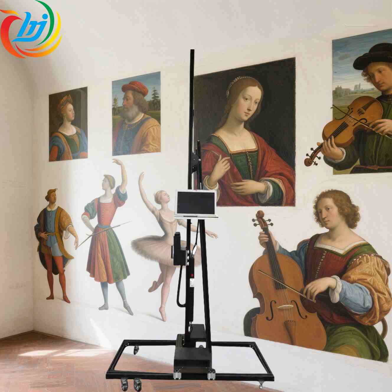 Vertical 3D Wall Print